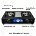 CG 2 Burner Auto Ignition Gas Stove CGIGNITE 2BSV2BL. 