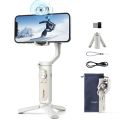 V2S Gimbal Stabilizer For Smartphone, 3-Axis Gimbal AI Tracking, Portable And Foldable With Fill Light Phone Stabilizer For Video Recording, Vlogging. 
