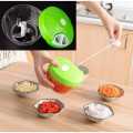 Easy Spin Cutter Manual Food Processor Vegetable Chopper Slicer Grinder Dicer. 