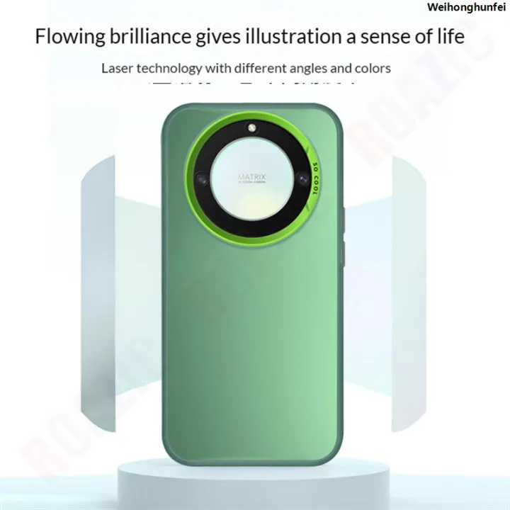 Weihonghunfei2025%20New%20ROA%20Phone%20Case%20For%20Honor%20X9a%205G/X9b%205G/X9c%205G%20Metallic%20Aurora%20Skin%20Casing%20Colorful%20Silicone%20Shockproof%20Full%20Protection%20Anti-fingerprint%20Back%20Cover%20-%20Image%205