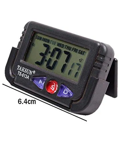 Taksun%20613A-2%20Car%20Dashboard/Desk%20Alarm%20Digital%20Clock%20And%20Stopwatch%20With%20Flexible%20Stand%20-%20Image%204