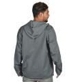 Creative Touch Dark Grey Hooded Kurta Shirt For Men. 