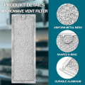 WB06X10288 Microwave Grease Filter Replacement Parts Accessories for Microwave Vent Filter Aluminum Mesh Microwave Filter. 