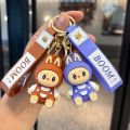 New Labubu the monster Creative Labubu Cute Cartoon Figure Key Chain Bag Car Key Chain Gift Pendant, Labubu. 