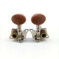 2R2L Metal Ukulele Locking String Tuner Guitar Tuning Peg with Brown Head Pegs for Ukulele Guitar Part. 