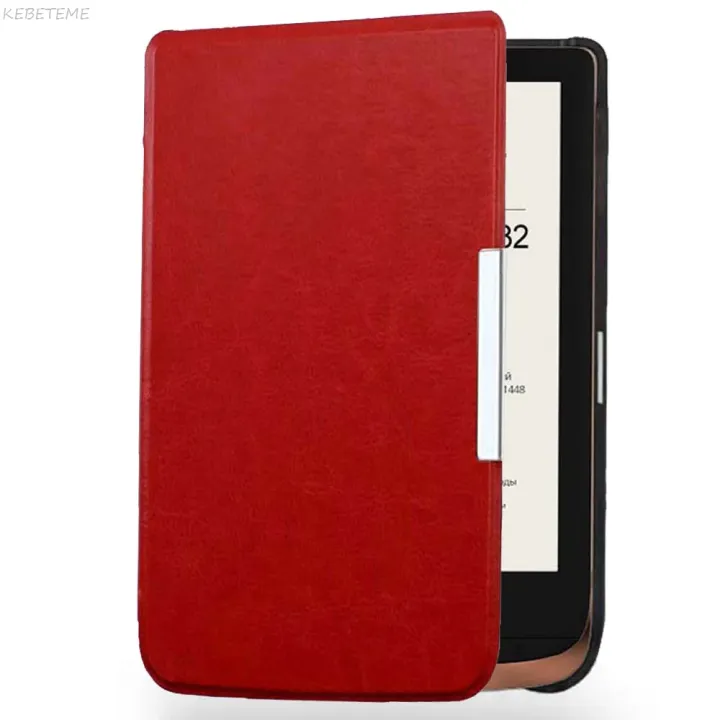 KEBETEME%20Pocketbook%20633/606/628%20Color%20Basic%204%20Touch%20Lux%205%20Ereader%20Ebook%20Cover%20Case%20+%20Protector%20Screen%20Film%20+Stylus%20Pen%20-%20Image%204
