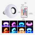Remote Controlled Color Changing Bluetooth Smart Led Disco Light Bulb Speaker. 