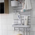 Pegboard Combination Kit, Wall Mounted Storage White Peg Boards Organizer For Walls Display Organization Ruishu. 