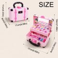 Simulation Pretend Play Lipstick Children's Makeup Toys Portable Makeup Box Children Cosmetic Beauty Set Birthday Gift Eye Shadow Kids Makeup Kit for Girls. 