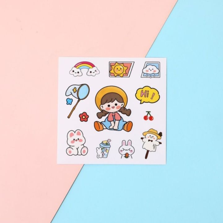 Durable%20Cute%20Cartoon%20Patterns%20PVC%20Stickers%20Multicolor%20Waterproof%20Notebook%20Decoration%20Scrapbook%20Decor%20DIY%20Phone%20Water%20Bottle%20Decor%20Children%20Boys%20Girls%20-%20Image%209