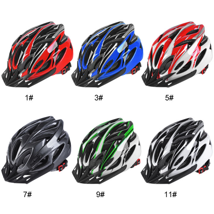 Lightweight Bicycle Helmet with Visor in-mold Mountain Road Bike Cycling Helmet Outdoor Sport Protective Helmet for Men and Women