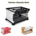Kitchen Utensils Rack Organizer Plate and Cutlery Stand. 