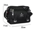 Tough Warrior Men's Crossbody Shoulder Bag Travel Business bag. 