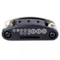 16 In 1 Multi Function Bike Bicycle Cycling Mechanic Repair Tool Kit - Black. 