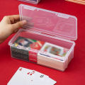 New Transparent Plastic Boxes Playing Cards Container PP Storage Case Packing Poker Game Card Box For Board Games Huiye. 