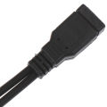 USB 2.0 female to usb 2 male cable usb double splitter power extension cable. 