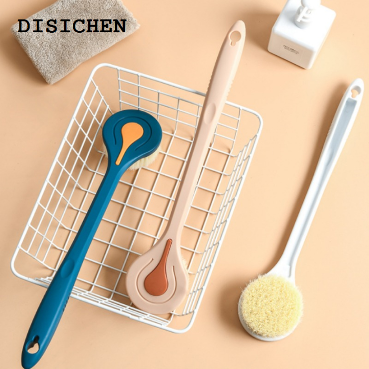DISICHEN%20Fashion%201pc%20Long%20Handle%20Bath%20Brush%20Soft%20Hair%20Bath%20Brush%20Back%20Ball%20Brush%20Bathroom%20Body%20Brushes%20Mud%20Back%20Scrubber%20Shower%20Massage%20Brush%20-%20Image%202