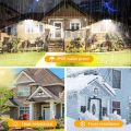 Solar Lights Outdoor Motion Sensor 333 LED Flood Lights, Solar Powered Security Lights Outside with 2 Remote Controls. 