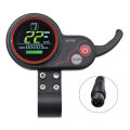 LH100 LCD Display Dashboard Throttle Meter 24V-60V for Electric Scooter Ebike LCD Display Speedometer Replacement Parts Accessories (6PIN). 