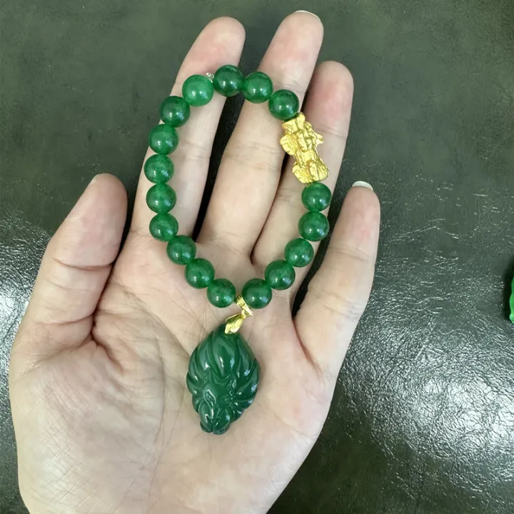 Blessed%20Nine%20Tailed%20Fox%20Original%20Jade%20Stone%20With%20Pixiu%20Piyao%20Lucky%20Charm%20Bracelet%20Attract%20Money%20Wealth%20Fortune%20and%20Love%20Cleansed%20-%20Image%207