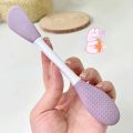 1 Piece Face Mask Brush Applicator, Double Ended Silicone Mask Beauty Tool, Soft Silicone Mud Face Mask Brush. 