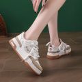 New Korean Version Students Breathable Casual Sneakers Women Comfortable Soft Bottom Platform Shoes. 