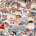 50/100Pcs Cartoon Anime Crayon Shin Chan Stickers For Car Laptop Phone Stationery Decor Decals Waterproof Sticker Kids Toys. 