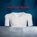 50% discount 3D Muscle T-Shirt Man Cosplay Arm Chest Underwear Party Body Shaper Invisible Abdominal Pad Corset Top Undershirts Ruiqir Super Store. 