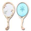 Anime Moon Neptune Cosmetic Cosplay Mini Metal Handheld Makeup Children Gift Vanity Small Mirror Pocket. 
