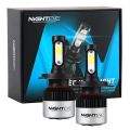 Nighteye H4 Led Headlight Bulb for Car And Bike ( 2 pcs). 