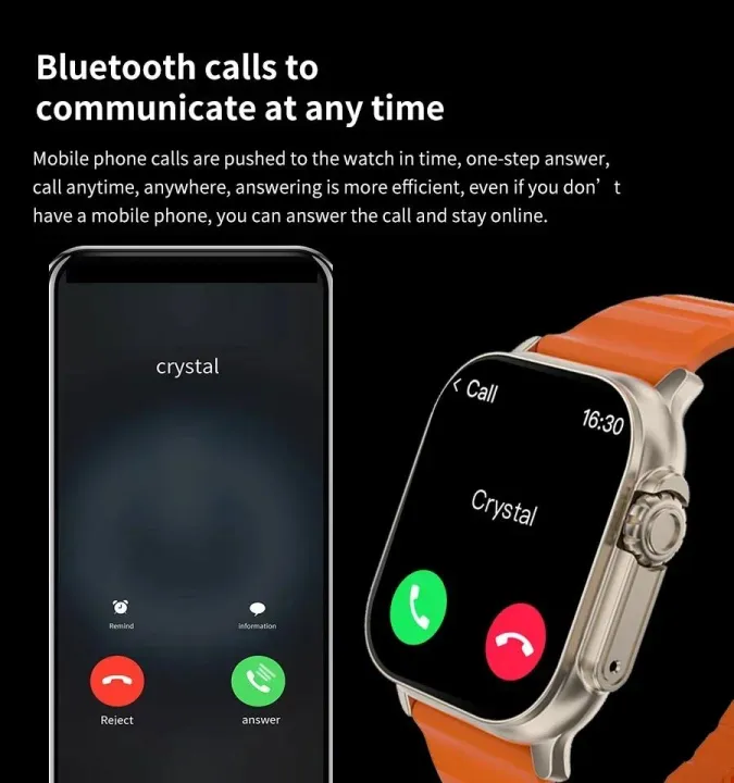 Wireless%20Charging%20Smart%20T%20Music%20Game%20Men's%20Women's%20New%20NFC2%20Smart%20Watch%20T900%20U%20Original%20New%20Watch%2049mm%202024%20GPS%20Tracking%20Bluetooth%20Calls%20B%20Watch%20-%20Image%205