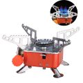 Portable Small Size Travelling Stove for Travel Camping, Outdoor with 1 pc Gas Fuel tank. 