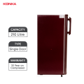 KONKA 210 Liters Refrigerator Single Door ( KRDF 210 GRF ). 