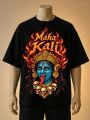Maha Kali Graphic Printed T-Shirt cream, Maroon, White, Brown, black. 