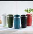 BPA Free Stainless Steel Vacuum Insulated Coffee Travel Mug for Ice Drink and Hot Beverage - Thermos Cups. 