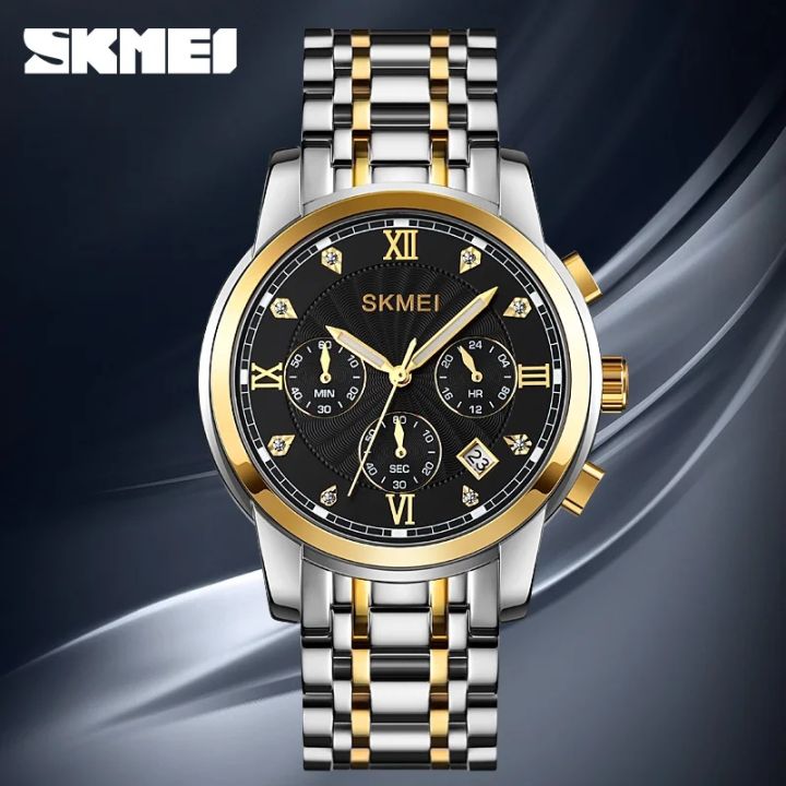 Skmei%20M029%20Men's%20Mechanical%20Creative%20Dial%20Automatic%20Day%20Date%20Display%20Luminous%20Stainless%20Steel%20Watch%20-%20Image%202