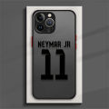 Matte Phone Case for iPhone 15 11 14 Pro Max 13 12 MINI XR XS X 8 7 6 PLus Clear Cover Football Star Neymar. 