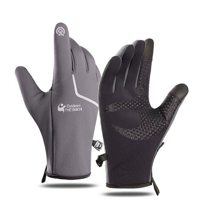 Winter Warm Thermal Inside Windproof And Water Repellent Bike Riding Antiskid Glove