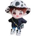 Cute for 20cm Dolls Candy Color 20cm Doll Hat Fashion Caps Animal Casual Hat Flannel Casual Hats For hat. 