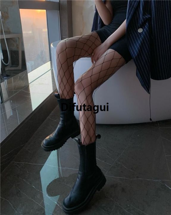 Difutagui%20Women's%20Long%20Fishnet%20Body%20Stockings%20Fish%20Net%20Pantyhose%20Mesh%20High%20Quality%20Nylon%20Tights%20Lingerie%20Black%20Thigh%20High%20Waist%20Hosiery%20-%20Image%206