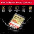 4K Memory Card For DSLR Camera 256GB Extreme SDXC card, SD card up to 180MB/s, V30, UHS-I, Class, 10, U3, V30. 