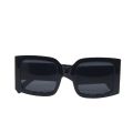 Peter Dreamer New Oversized Square Black Sunglasses with Thick Frame for Women - Trendy Korean Eyewear. 