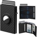 CARAT Popping-up Mechanism Wallet Rfid Blocking Men's Wallet with Multiple Slots Magnet Closure Secure Travel Wallet for Business Cards. 