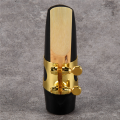 Alto Sax Saxophone Mouthpiece Plastic with Cap Metal Buckle Reed Mouthpiece Patches Pads Cushions. 