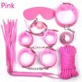 NEW BDSM Gift Nipple Pliers Whip Leather Sex Exotic Toy Rope BDSM Set Adult Hand cuffs Kit handcuffs  Bondage Gear for Couples. 