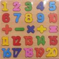 Educational Wooden Number Board (1,2,3,.......20) For Baby. 