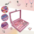 DIY Beaded Bracelet Set with Storage Box Girls Bracelet DIY Handmade Jewelry Making Kit Acrylic Hole Beads D. 