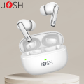 JOSH Spacebuds MAX 2nd Gen New Gaming Mode(40ms) Truly Wireless Earbuds with 40 Hrs Playtime, Quad Mics with ENC Tech, 13mm Immersive Drivers, Fast Connect v5.3, Fast Charge, IPX4. 