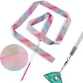 Sparkling Dance Ribbon, 78.7 Inch Long Rhythmic Ribbons Wand , 4 Pieces Dancing Ribbon Streamer. 