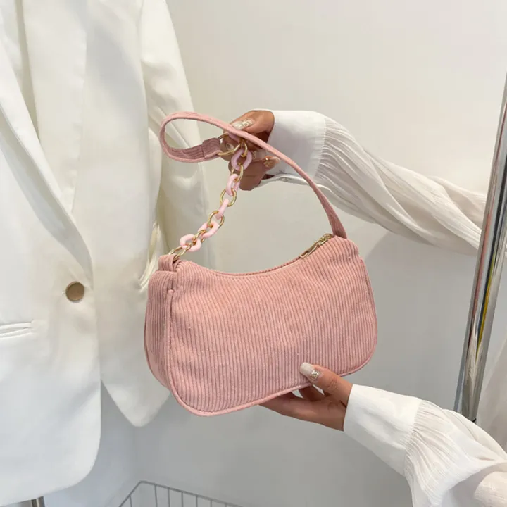 New%20Fashion%20Vintage%20Corduroy%20Women%20Handbags%20Underarm%20Bag%20Casual%20Shoulder%20Bags%20Solid%20Color%20Zipper%20Female%20Leima%20-%20Image%204